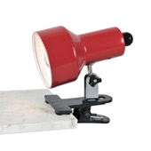 Contemporary Clip-On II Red Clamp-On Lamp - Lite Source LS-114RED