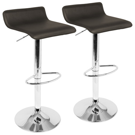 LumiSource BS-ALE BN2 Ale Barstools (Set of 2)