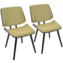 LumiSource CH-LMB E+Y2 Lombardi Chairs (Set of 2)