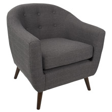 LumiSource CHR-AH-RKWL GY Rockwell Armchair