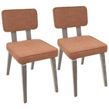 LumiSource DC-NNZ LGY+O2 Nunzio Dining Chairs (Set of 2)