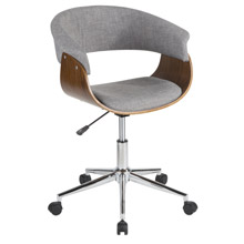 LumiSource OC-VMO WL+LGY Vintage Mod Office Chair