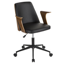 LumiSource OC-VRDNA WL+BK Verdana Office Chair