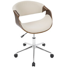 LumiSource OFC-CURVO WL+CR Curvo Office Chair