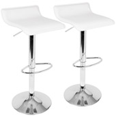Contemporary Ale Barstools (Set of 2) - LumiSource BS-ALE W2