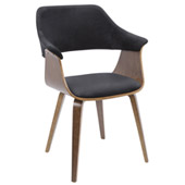 Lucci Chair - LumiSource CH-LUCCI WL+BK
