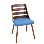 Mid-Century Modern styling Trevi Chair - LumiSource CH-TRV WL+BU