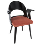 Mid-Century Modern styling Verino Dining Chair - LumiSource CH-VRNO E+O