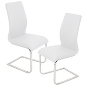 Contemporary Foster Dining Chairs (Set of 2) - LumiSource DC-FSTR W2