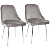 Marcel Dining Chairs (Set of 2) - LumiSource DC-MARCL SV2