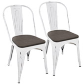Industrial Oregon Dining Chairs (Set of 2) - LumiSource DC-OR VW+E2