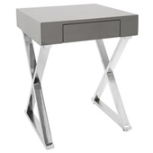 Luster Side Table - LumiSource TB-LSTR GY