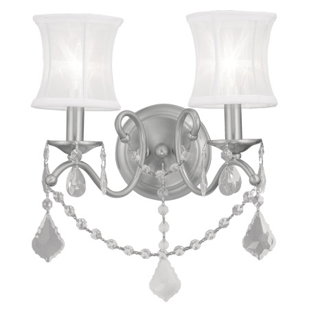 Livex Lighting 6302-91 Crystal Newcastle Wall Sconce