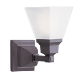 Transitional Mission Wall Sconce - Livex Lighting 1031-07