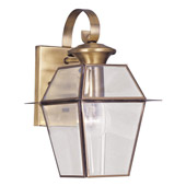Traditional Westover Outdoor Wall Mount Lantern - Livex Lighting 2181-01