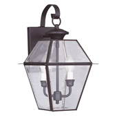 Traditional Westover Outdoor Wall Mount Lantern - Livex Lighting 2281-07