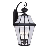 Traditional Georgetown Outdoor Wall Mount Lantern - Livex Lighting 2366-04