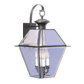 Traditional Westover Outdoor Wall Mount Lantern - Livex Lighting 2381-04