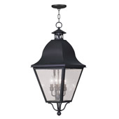 Traditional Amwell Outdoor Hanging Lantern - Livex Lighting 2547-04