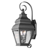 Traditional Exeter Outdoor Wall Lantern - Livex Lighting 2602-04