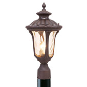 Traditional Oxford Outdoor Post Mount Lantern - Livex Lighting 7655-58