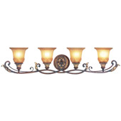 Traditional Villa Verona Vanity Light - Livex Lighting 8554-63