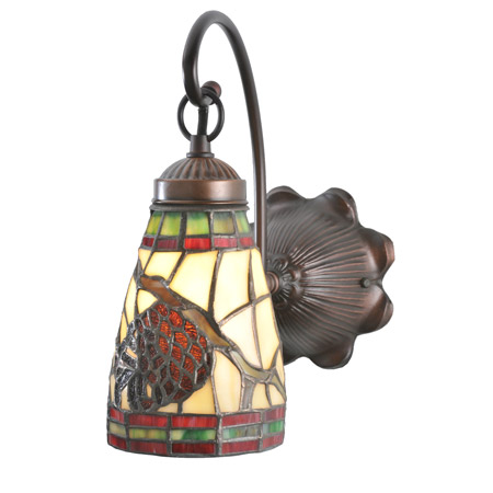 Meyda 106293 Pinecone Dome Wall Sconce