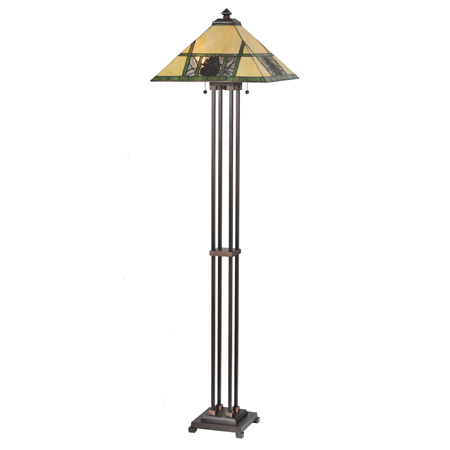 Meyda 106488 Pinecone Ridge Floor Lamp