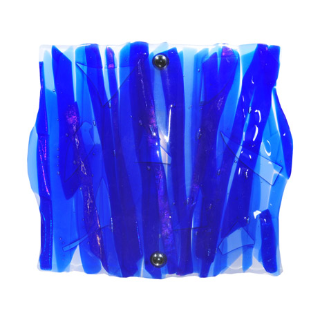 Meyda 107085 Azul Fused Glass Wall Sconce