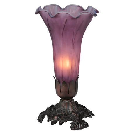 Meyda 11336 Pond Lily Lavender Accent Lamp