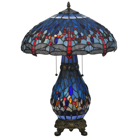 Meyda 118840 Hanginghead Dragonfly Table Lamp