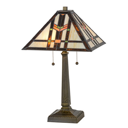 Meyda 119641 Craftsman Prairie Wheat 23.5"H Table Lamp