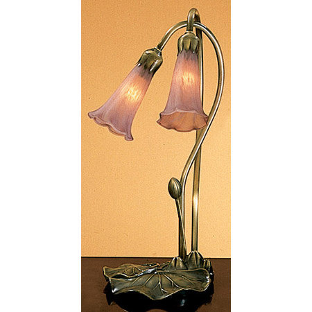 Meyda 13209 Favrile Lily Table Lamp