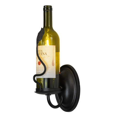 Meyda 140910 Personalized Tuscan Vineyard Wine Bottle Wall Sconce