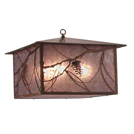Meyda 14116 Pinecone Lantern Hanging Pendant