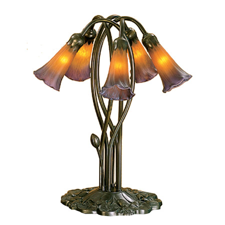 Meyda 14962 Favrile Lily Table Lamp