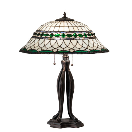 Meyda 15405 Tiffany Roman 30" High Table Lamp