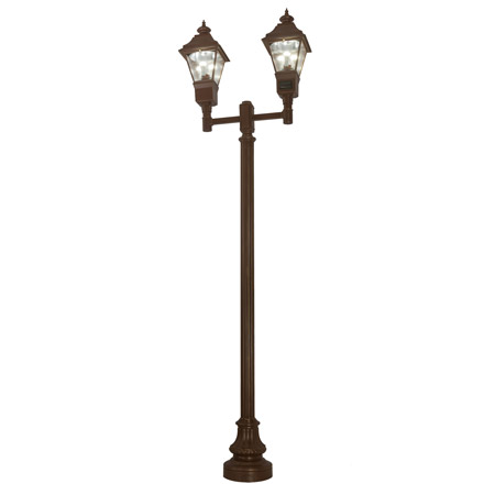 Meyda 173838 Carefree Outdoor 47" Long 2-Light Street Lamp