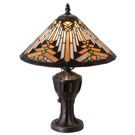 Meyda 224111 Craftsman Nuevo 17" High Table Lamp