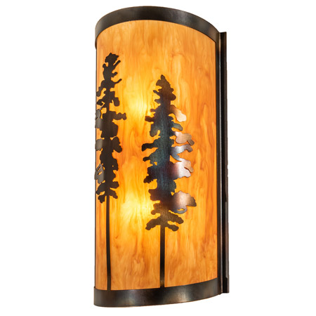 Meyda 236552 Tall Pines 9" Wide Wall Sconce