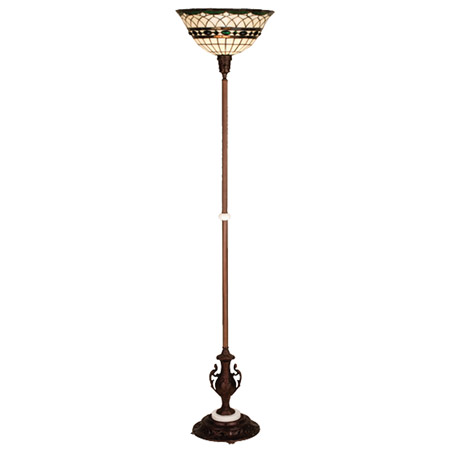Meyda 27534 Tiffany Roman Torchiere Floor Lamp
