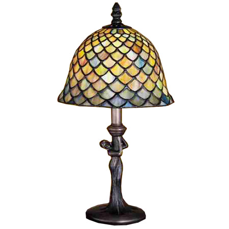 Meyda 30315 Tiffany Fishscale Mini Lamp