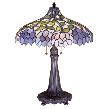 Meyda 30452 Tiffany Classic Wisteria Large Table Lamp