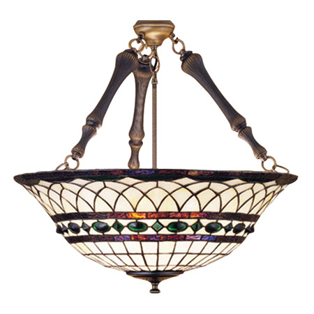 Meyda 30468 Tiffany Roman Inverted Hanging Lamp