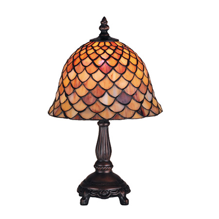 Meyda 67378 Tiffany Fishscale Mini Accent Lamp