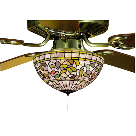 Meyda 72650 Tiffany Turning Leaf Fan Light Fixture