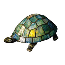Meyda 10270 Turtle Tiffany Glass Accent Lamp