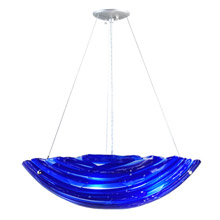 Meyda 107083 Azul Fused Glass Inverted Pendant
