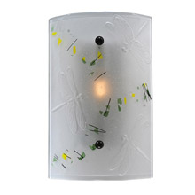 Meyda 107667 Bel Volo Fused Glass Wall Sconce