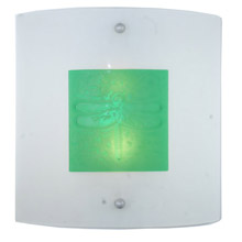 Meyda 107677 Fused Glass Wings Wall Sconce